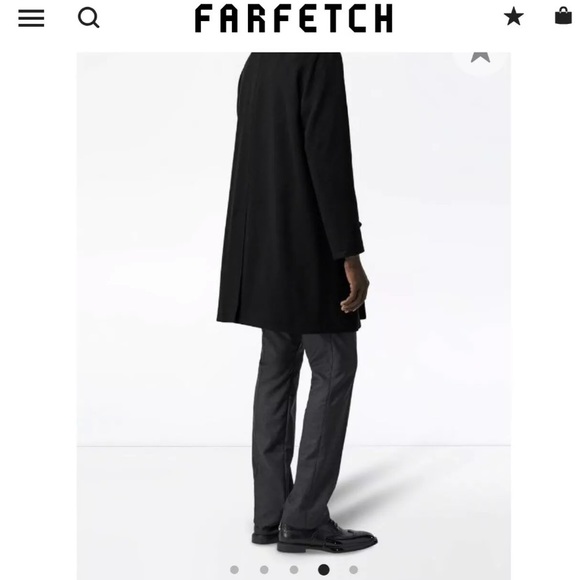 Burberry mens authentic 100% cashmere coat size L - Picture 7 of 8